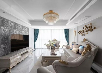 139㎡優雅歐式裝修設計，輕